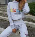Hoodie  "RAINBOW" Top Melange