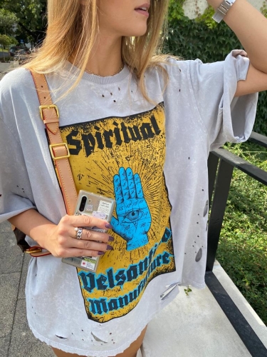 T-shirt  "Hand" Destroyed