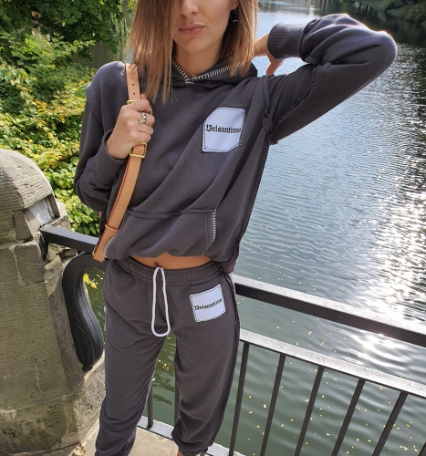 Hoodie "GOTHIC" Graphite