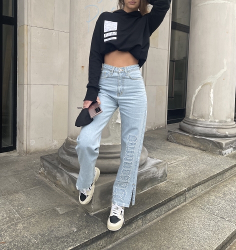 Spodnie "GOTHIC" Sliced Jeans 