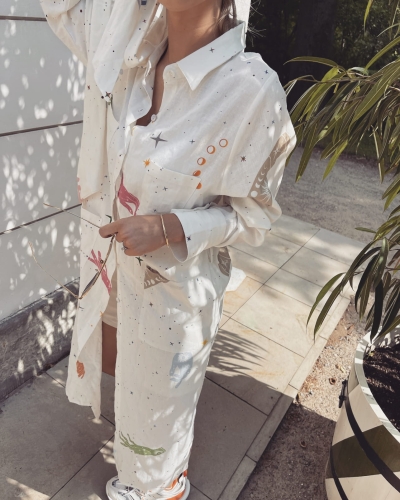 Koszula "Universe" Linen Shirt Long