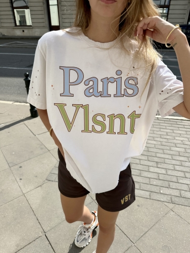 Koszulka "Paris Vlsnt" Cream T-shirt