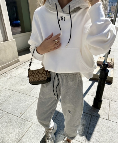 Bluza "City" White Gray