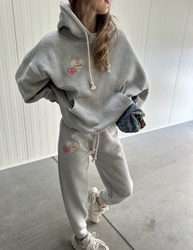  Spodnie "Boho Heart" Gray