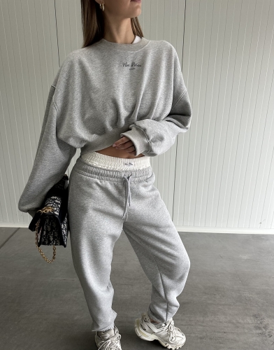 Bluza "Pilates Double Waist" Gray