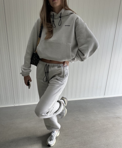 Bluza "Ultra Soft" Vintage Gray Skin Peach