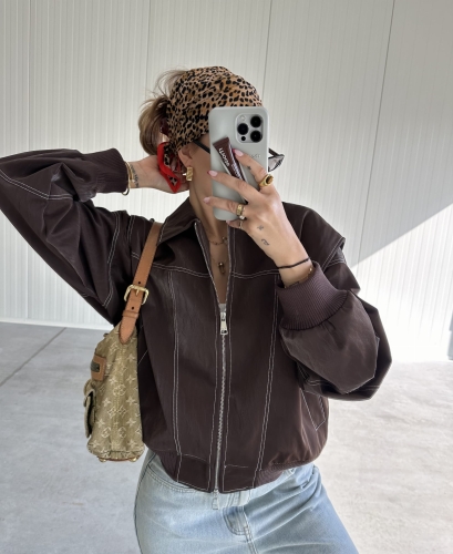 Kurtka "Leather Soho" Brown 