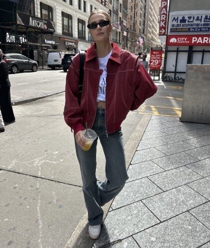 Kurtka "New York" Wine Red 