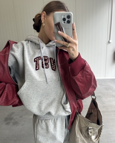 Spodnie "VST COZY" Grey  Leopard