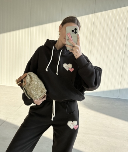 Spodnie "Boho Heart" Brown Ultra-Soft