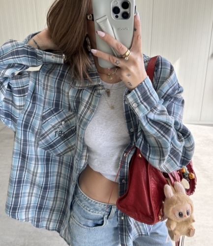  Koszula "Vintage Vibe" Blue Denim