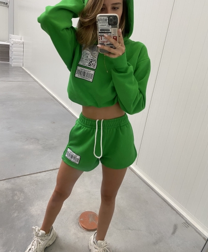 Shorts "SCAN ME PLEASE" Green