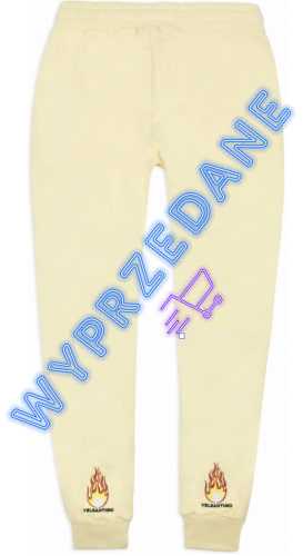 FLAMES CREME JOGGERS .