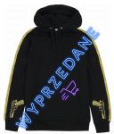 GUNS BLACK HOODIE .