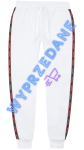 FLAMES WHITE JOGGERS .